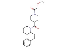 1-{[1-(methoxyacetyl)-4-piperidinyl]carbonyl}-2-(2-phenylethyl)piperidine