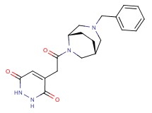 4-{2-[(1R*,5S*)-3-benzyl-3,6-diazabicyclo[3.2.2]non-6-yl]-2-oxoethyl}-1,2-dihydropyridazine-3,6-dione