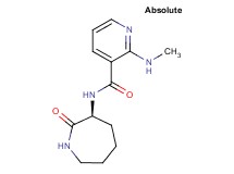 2-(methylamino)-N-[(3S)-2-oxo-3-azepanyl]nicotinamide trifluoroacetate