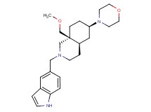 (4aR*,6R*,8aS*)-2-(1H-indol-5-ylmethyl)-8a-(methoxymethyl)-6-morpholin-4-yldecahydroisoquinoline