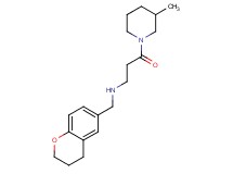 (3,4-dihydro-2H-chromen-6-ylmethyl)[3-(3-methylpiperidin-1-yl)-3-oxopropyl]amine