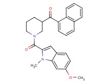{1-[(6-methoxy-1-methyl-1H-indol-2-yl)carbonyl]-3-piperidinyl}(1-naphthyl)methanone
