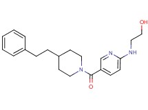 2-[(5-{[4-(2-phenylethyl)piperidin-1-yl]carbonyl}pyridin-2-yl)amino]ethanol
