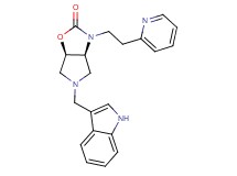 (3aS*,6aR*)-5-(1H-indol-3-ylmethyl)-3-[2-(2-pyridinyl)ethyl]hexahydro-2H-pyrrolo[3,4-d][1,3]oxazol-2-one