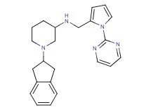 1-(2,3-dihydro-1H-inden-2-yl)-N-{[1-(2-pyrimidinyl)-1H-pyrrol-2-yl]methyl}-3-piperidinamine