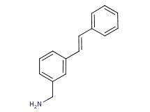 1-{3-[(E)-2-phenylvinyl]phenyl}methanamine