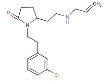 5-[2-(allylamino)ethyl]-1-[2-(3-chlorophenyl)ethyl]-2-pyrrolidinone