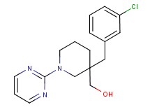 [3-(3-chlorobenzyl)-1-pyrimidin-2-ylpiperidin-3-yl]methanol