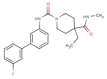 4-ethyl-N~1~-(3'-fluorobiphenyl-3-yl)-N~4~-methylpiperidine-1,4-dicarboxamide