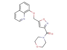 8-{[3-(4-morpholinylcarbonyl)-5-isoxazolyl]methoxy}quinoline