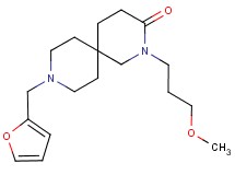9-(2-furylmethyl)-2-(3-methoxypropyl)-2,9-diazaspiro[5.5]undecan-3-one