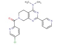 7-[(5-chloropyridin-2-yl)carbonyl]-N,N-dimethyl-2-pyridin-3-yl-5,6,7,8-tetrahydropyrido[3,4-d]pyrimidin-4-amine