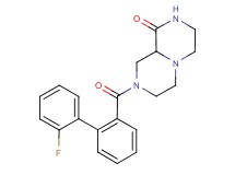 8-[(2'-fluorobiphenyl-2-yl)carbonyl]hexahydro-2H-pyrazino[1,2-a]pyrazin-1(6H)-one