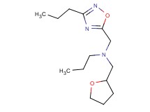 N-[(3-propyl-1,2,4-oxadiazol-5-yl)methyl]-N-(tetrahydro-2-furanylmethyl)-1-propanamine