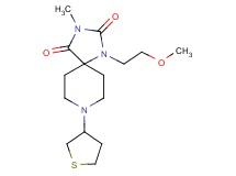 1-(2-methoxyethyl)-3-methyl-8-(tetrahydro-3-thienyl)-1,3,8-triazaspiro[4.5]decane-2,4-dione