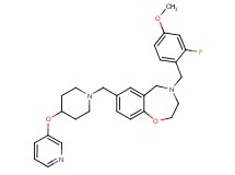 4-(2-fluoro-4-methoxybenzyl)-7-{[4-(3-pyridinyloxy)-1-piperidinyl]methyl}-2,3,4,5-tetrahydro-1,4-benzoxazepine