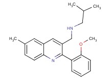 N-{[2-(2-methoxyphenyl)-6-methyl-3-quinolinyl]methyl}-2-methyl-1-propanamine