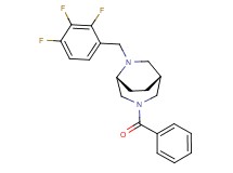 (1R*,5R*)-3-benzoyl-6-(2,3,4-trifluorobenzyl)-3,6-diazabicyclo[3.2.2]nonane