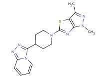 3-[1-(1,3-dimethyl-1H-pyrazolo[3,4-d][1,3]thiazol-5-yl)piperidin-4-yl][1,2,4]triazolo[4,3-a]pyridine