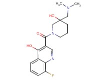 3-({3-[(dimethylamino)methyl]-3-hydroxy-1-piperidinyl}carbonyl)-8-fluoro-4-quinolinol