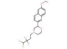 2-(6-methoxy-2-naphthyl)-4-(3,3,4,4-tetrafluorobutyl)morpholine