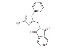 2-[(3-methyl-1-phenyl-1H-1,2,4-triazol-5-yl)methyl]-1H-isoindole-1,3(2H)-dione