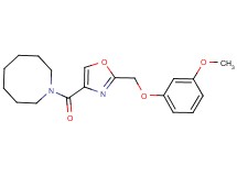1-({2-[(3-methoxyphenoxy)methyl]-1,3-oxazol-4-yl}carbonyl)azocane