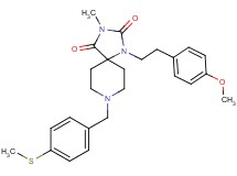 1-[2-(4-methoxyphenyl)ethyl]-3-methyl-8-[4-(methylthio)benzyl]-1,3,8-triazaspiro[4.5]decane-2,4-dione