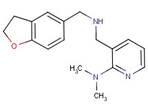3-{[(2,3-dihydro-1-benzofuran-5-ylmethyl)amino]methyl}-N,N-dimethyl-2-pyridinamine