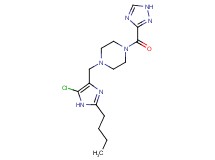 1-[(2-butyl-5-chloro-1H-imidazol-4-yl)methyl]-4-(1H-1,2,4-triazol-3-ylcarbonyl)piperazine