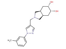 (3aR*,5R*,6S*,7aS*)-2-{[1-(3-methylphenyl)-1H-pyrazol-4-yl]methyl}octahydro-1H-isoindole-5,6-diol