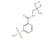 3-(aminosulfonyl)-N-[(3-methyloxetan-3-yl)methyl]benzamide