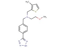 (2-methoxyethyl)[(3-methyl-2-thienyl)methyl][4-(2H-tetrazol-5-yl)benzyl]amine