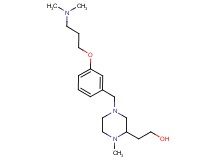 2-(4-{3-[3-(dimethylamino)propoxy]benzyl}-1-methyl-2-piperazinyl)ethanol