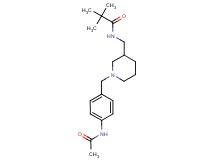 N-({1-[4-(acetylamino)benzyl]piperidin-3-yl}methyl)-2,2-dimethylpropanamide