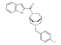 (1S*,5R*)-3-(4-fluorobenzyl)-6-(1H-indol-2-ylcarbonyl)-3,6-diazabicyclo[3.2.2]nonane