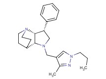(3R*,3aR*,7aR*)-1-[(3-methyl-1-propyl-1H-pyrazol-4-yl)methyl]-3-phenyloctahydro-4,7-ethanopyrrolo[3,2-b]pyridine