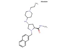 (4R)-N-methyl-1-(2-naphthylmethyl)-4-[(1-propyl-4-piperidinyl)amino]-L-prolinamide