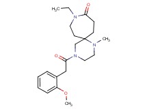 9-ethyl-4-[(2-methoxyphenyl)acetyl]-1-methyl-1,4,9-triazaspiro[5.6]dodecan-10-one