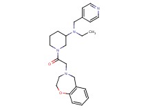 1-(2,3-dihydro-1,4-benzoxazepin-4(5H)-ylacetyl)-N-ethyl-N-(4-pyridinylmethyl)-3-piperidinamine