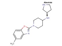 1-(5-methyl-1,3-benzoxazol-2-yl)-N-[(3R)-3-pyrrolidinyl]-4-piperidinamine dihydrochloride