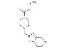ethyl 4-(4,5,6,7-tetrahydropyrazolo[1,5-a]pyrazin-2-ylmethyl)-1-piperazinecarboxylate dihydrochloride