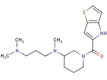N,N,N'-trimethyl-N'-[1-(4H-thieno[3,2-b]pyrrol-5-ylcarbonyl)-3-piperidinyl]-1,3-propanediamine