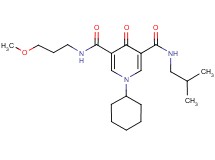 1-cyclohexyl-N-isobutyl-N'-(3-methoxypropyl)-4-oxo-1,4-dihydro-3,5-pyridinedicarboxamide