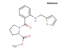 methyl (2S)-1-{2-[(2-thienylmethyl)amino]benzoyl}pyrrolidine-2-carboxylate