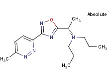 N-{(1S)-1-[3-(6-methyl-3-pyridazinyl)-1,2,4-oxadiazol-5-yl]ethyl}-N-propyl-1-propanamine