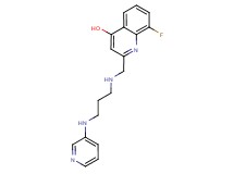8-fluoro-2-({[3-(pyridin-3-ylamino)propyl]amino}methyl)quinolin-4-ol