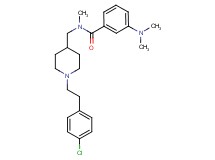 N-({1-[2-(4-chlorophenyl)ethyl]-4-piperidinyl}methyl)-3-(dimethylamino)-N-methylbenzamide