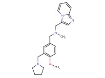 (imidazo[1,2-a]pyridin-3-ylmethyl)[4-methoxy-3-(pyrrolidin-1-ylmethyl)benzyl]methylamine