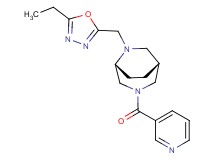 (1R*,5R*)-6-[(5-ethyl-1,3,4-oxadiazol-2-yl)methyl]-3-(3-pyridinylcarbonyl)-3,6-diazabicyclo[3.2.2]nonane